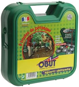 Valise De 8 Boules De Pétanque Obut 72 Mm + 2 Cochonnets - Poids Variés (Occasion)