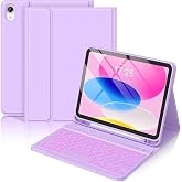 Nezih Case Ipad 11 A16 2025/10. Nesil 10.9 Uyumlu Kablosuz Bluetooth Bağlantılı Kalem B&ouml;lmeli Klavyeli Kılıf