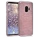 Price comparison product image kwmobile TPU Silicone Case for Samsung Galaxy S9 - Soft Flexible Shock Absorbent Protective Phone Cover - Rose Gold/Transparent