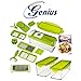 Produktbild NEU Genius Nicer Dicer Plus Gemüseschneider grün + Behälter Set 17-tlg