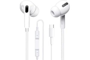 ENERGIEMAX USB C Headphones for iPhone 17 16 15, Type C Earphones for iPad Pro Air Mini, iPad 10th, USB C Wired Earbuds (Built-in Microphone & Volume Control), Compatible with iPhone 17 16 Galaxy S20 S21 S22 S23