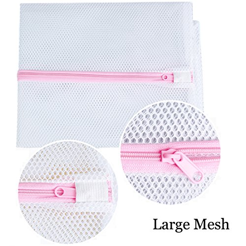 confronta il prezzo GoFriend, set di 6 sacchetti a rete per il bucato, borse a rete per il bucato riutilizzabili con cerniera, maglia fine e maglia stretta per lavaggio lingerie, calzini, calze e biancheria intima miglior prezzo