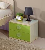 mesitas de noche infantiles conforama Mesita de noche para dormitorio infantil con 2 cajones. ¡Precio económico!