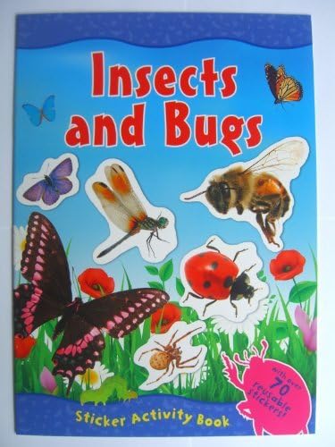 INSECTS and BUGS Sticker Activity Book (A4)