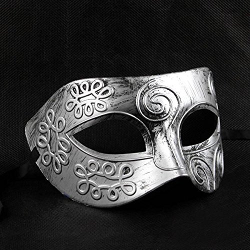 ROSENICE Masquerade Masken Kühlen Erwachsenen Männern Griechische Römische Kämpfer Gesichtsmaske für Ball Maskenball Fancy Dress - 4