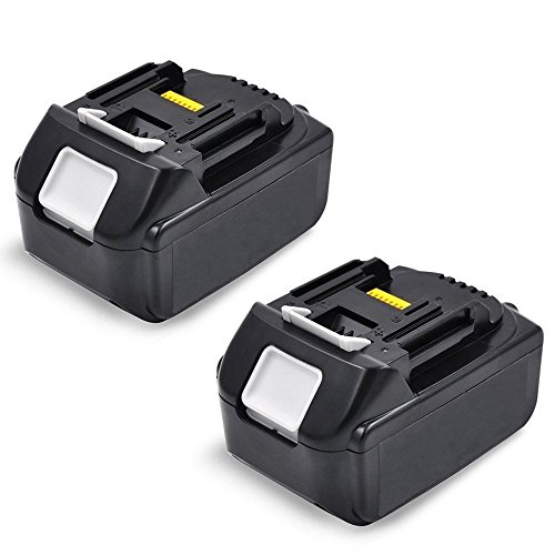 Forrat 2 Stück Für Makita Akku 18V 5.0Ah Li-ion Batterie Werkzeug ErsatzAkku BL1830 LXT-400 BL1840 BL1850