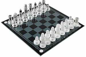 Arti Casa Schachbrett - 33-teiliges Set - 25x25 cm - 900 GR - Glas