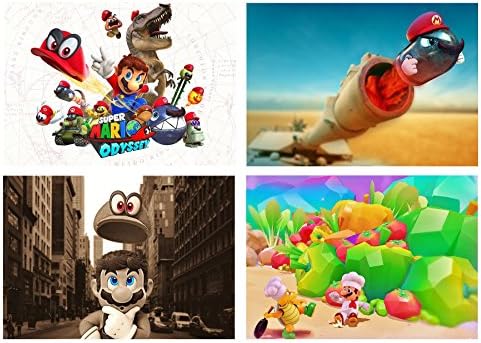 Set Of 4 Super Mario Odyssey Posters