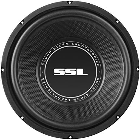 Soundstorm Ss Series High-power Single 4ohm Voice-coil Subwoofer With Poly-injection Cone (10inch, 600 Watts)