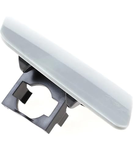 Coppia Coprimozzi Fari Akozon Per BMW Serie 3 E92 E93 | Sostituzione Coperchio Rondella Paraurti Anteriore 61677171660 | Nero/Grigio - 4
