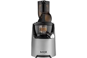 ‎KUVINGS Kuvings | Entsafter | EVO820 | Whole Slow Juicer | Kaltpresser | Saftpresse | Langsamentsafter | Gemüse und Obst | Schnelle und einfache Reinigung | leiser Motor | NS-1256CEC (Matt silver)