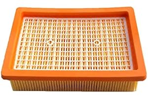 ALLYMOTO Flat Pleated Filter for Kärcher MV4 MV5 MV6 WD4 WD5 WD6 Premium/Car Kit Lamella Filter Replaces 2.863-005.0/28630050