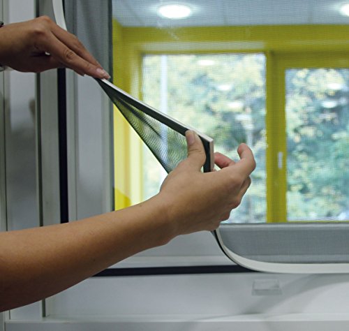 Schellenberg 50746 Insektenschutz Fenster Magnetic Fliegengitter mit Magnetrahmen - 2
