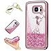 Produktbild Silikonsoftshell TPU Hülle für Samsung Galaxy S7 Edge (5,5 Zoll) Tasche Schutz Hülle Case Cover Etui Strass Schutz schutzhülle Bumper Schale Silicone case+Exquisite key chain X1#KF (3)