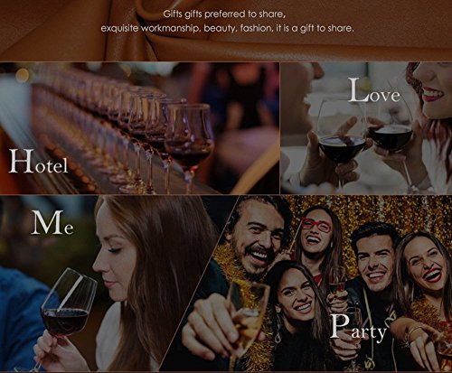 toogou Wein Luftsprudler Ausgießer – PREMIUM Belüften Ausgießer rot und weiß Wine Breather Dekanter Auslauf schwarz schwarz - 8