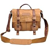 Tepoinn Weinlese wasserdichte Segeltuch SLR DSLR Digitalkamerabeutelkasten für canon Digitalkamera-Gadgetorganisatorbeutel shockproof große crossbody Kurierbeutel