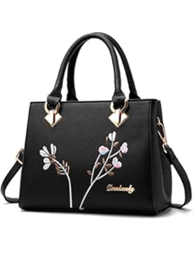 DRWJ Frau Umhängetasche große Tasche Mode Handtasche PU-Handtasche Frau europäische und amerikanische Freizeit...