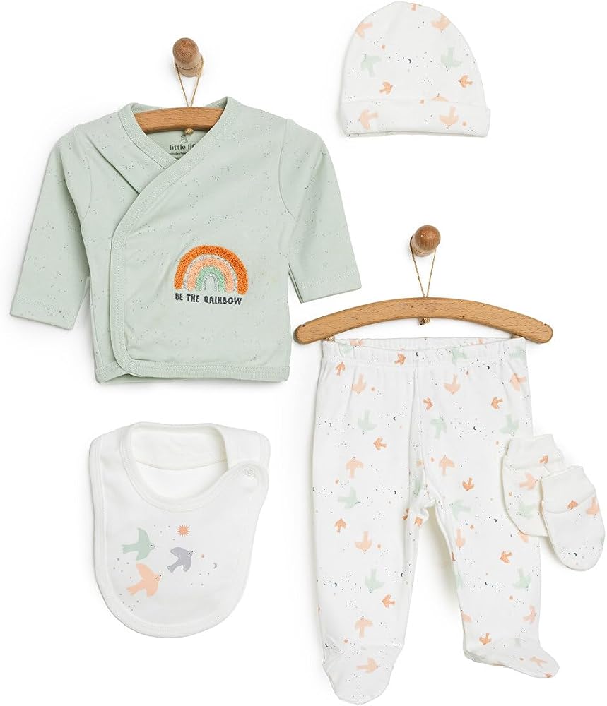 Little Life Little Life Kız Bebek 5li Askı Hastane Çıkışı Bisiklet Yaka