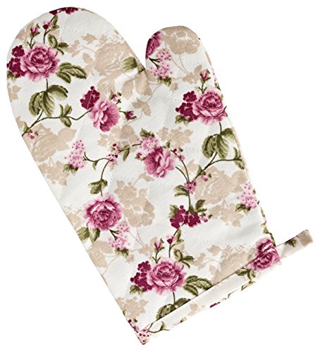 Handtuchschürze! 3-teiliges Schürzen-Set; Kochschürze mit Handtuch, Ofenhandschuh und Topflappen (Rosa) - 3