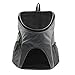 Produktbild Daily Mall Breathable Rucksack hundetaschen Schultertasche für kleine hunde Hunderucksack Tierrucksack komfortabler Transport Hundetragetasche Hundebox Transportbox Bag Haustier Hund Katze Tasche Rucksack Pet Backpack (L, Grau)