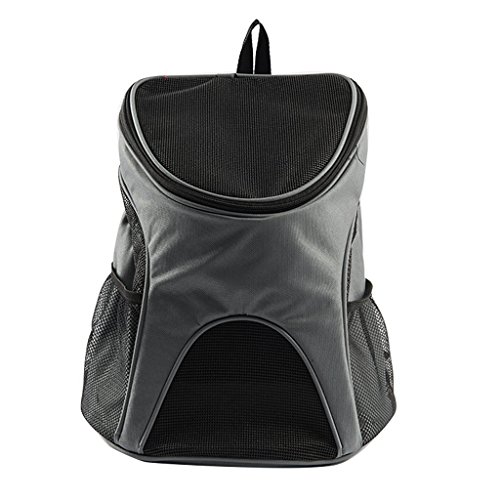 Preisvergleich Produktbild Daily Mall Breathable Rucksack hundetaschen Schultertasche für kleine hunde Hunderucksack Tierrucksack komfortabler Transport Hundetragetasche Hundebox Transportbox Bag Haustier Hund Katze Tasche Rucksack Pet Backpack (L, Grau)