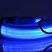 Produktbild LED-Hundehalsband / Leuchthalsband aus Nylon, mit blauem Blinklicht blau