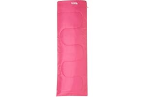 Mountain Warehouse Saco de Dormir Basecamp para Acampar tamaño Mini - 160 x 65 cm, Saco de Acampada de Cuidado fácil para niños, con Aislamiento térmico - para niños
