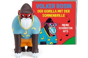 tonies Hörfiguren für Toniebox, Volker Rosin – Der Gorilla mit der Sonnenbrille, Kinderlieder für Kinder ab 3 Jahren, Spielzeit ca. 53 Minuten