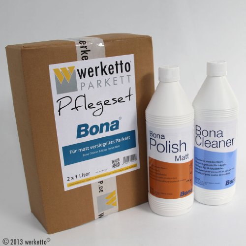 Preisvergleich Produktbild werketto Pflegeset - Bona Cleaner & Polish Matt