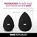 Beauty Makeup Sponge Blender - Blend Conceal Contour and Highlight - Flawless Makeup Application - Eco Friendly Latex Free and Hypoallergenic - Black