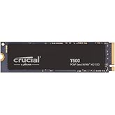 Crucial T500 SSD 1TB PCIe Gen4 NVMe M.2 SSD Interno Gaming, Fino a 7300 MB/s, TLC NAND, Compatibile con Notebook e PC Desktop