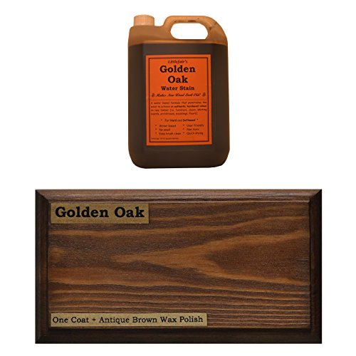 Littlefair's Environmentally Friendly Water Based Wood Stain & Dye (2.5ltr, Golden Oak)