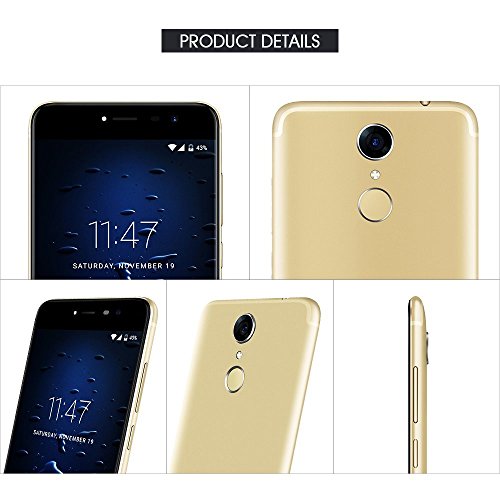 Cubot Note Plus (2017) Smartphone ohne vertrag ( 13,22 cm (5.2 zoll) , 32GB Speicher, 3GB RAM, Anroid 7.0, 16MP + 16MP Dualkamera, Dual Sim Smartphone) 4G LTE Smartphones