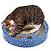 Produktbild Kunliyin YY1 Wellpappe Cat Scratch Board Katze Bett interaktive Kugel Disc Scratch Board (Color : Navy, Size : 33.5X17.5X5.5CM)