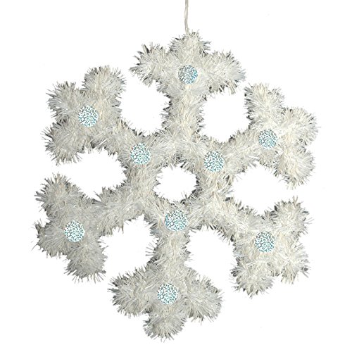 Preisvergleich Produktbild Weihnachtsanhänger - Lametta-Schneeflocke