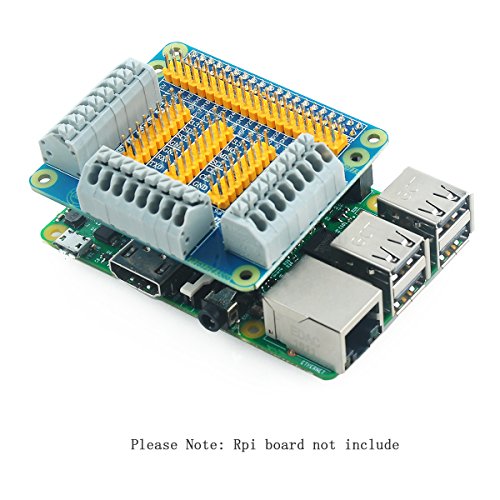 MakerHawk Raspberry Pi Multifunktionale GPIO Erweiterungskarte für Himbeer Pi 2 3 B B + mit Schrauben - 5