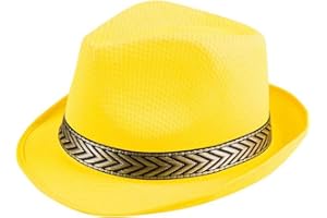 Boland - Chapeau Funky Unisexe Adulte Couleur Unie Disco Fête à thème Carnaval Fête Déguisée