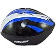 KAMACHI MV9WHL Cycling/Skating Adjustable Helmet (Colour: Black/Blue/Grey) Size: Small (XS)