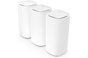Linksys Velop Pro WiFi 6E Mesh System MX6203-KE - Cognitive Mesh Router with 6 Ghz Band Access & 5.4 Gbps True Gigabit Speed - Whole-Home Coverage up to 9,000 sq. ft. & 600 Devices - 3 Pack