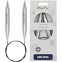 Aiguilles Circulaires Fixes ZING (métal) / Knit Pro Aiguilles à Tri