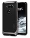 Produktbild LG V30 / LG V30 Plus / LG V30S ThinQ Hülle, Spigen® [Neo Hybrid] Doppelschichter Schutz [Gunmetal] 2teilige Premium Handyhülle Schwarz Silikon TPU Schale PC Farbenrahmen Dual Layer Schutzhülle für LG V30 / V30 Plus / V30S ThinQ Case Cover - Gunmetal (A25CS22001)