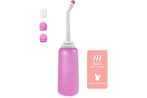 GVEFIVME Lady-Bidet(100℃ Hochtemperatur-Desinfektion), für Periode, Wochenbett - Intim-Dusche inc. Reisebeutel, ersetzt Feuchttücher und Dusch-WC - sanft, gründlich, spart Papier - TV-Bekannt aus (pink)