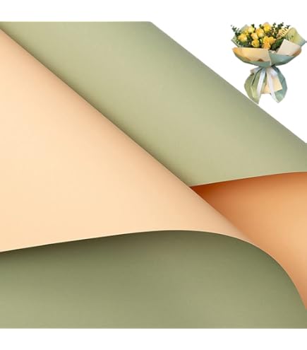 OUKEYI Lot De 145 Feuilles De Papier D'emballage En Coton Coréen