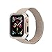 Produktbild Bescita Watch Hülle Schutzfolie, TPU + PC Silikon Hülle Case Zubehör Cover für Apple Watch/iWatch Series 4 44mm (Gold)