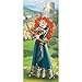 Produktbild Tür Fototapete Türtapete 91x211 cm Türfolie selbstklebend o. Vlies PREMIUM PLUS - Tür Türposter Türpanel Foto Tapete Bild - DISNEY / PIXAR Merida Kindertapete Prinzessin Burg Bogen Wiese - no. 784, Material:91x211cm Vlies