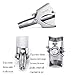 Manual Nose & Ear Hair Trimmer with a 3x Magnifying Mirror(Built inside Box Lid)for Precise Cutting Operation by Chooling - Perfect Stainless Steel Nose Hair Remover No Batteries Required for Men & Women