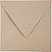 Produktbild Recycling Umschläge, Größe 15x15 cm, 120 g, natur, 25Stck.