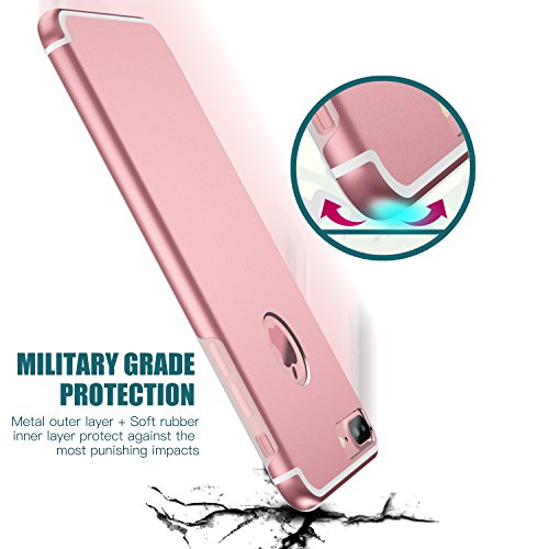 Funda iPhone 7 Plus Roybens Aluminio Silicona 2 Capas Antigolpes Ultra-delgado Fina Carcasas Vidrio Templado Protector de Pantalla Para Apple iPhone 7plus 5 5 Oro Rosa Rose Gold reviews Funda iPhone 7 Plus Roybens Aluminio Silicona 2 Capas Antigolpes Ultra-delgado Fina Carcasas Vidrio Templado Protector de Pantalla Para Apple iPhone 7plus 5 5 Oro Rosa Rose Gold