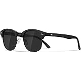 Occhsouo Polarisierte-Halbrahmen-Sonnenbrille-Unisex-Sonnenbrille-Herren-Damen Klassische Retro UV400 Schutz Rechteckig Sonne