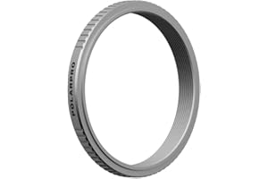 PolarPro - Adaptateur de Filtre pour la série Fuji X100 - Argent - Compatible avec Fuji X100VI, X100V, X100, X100S, X70-49mm